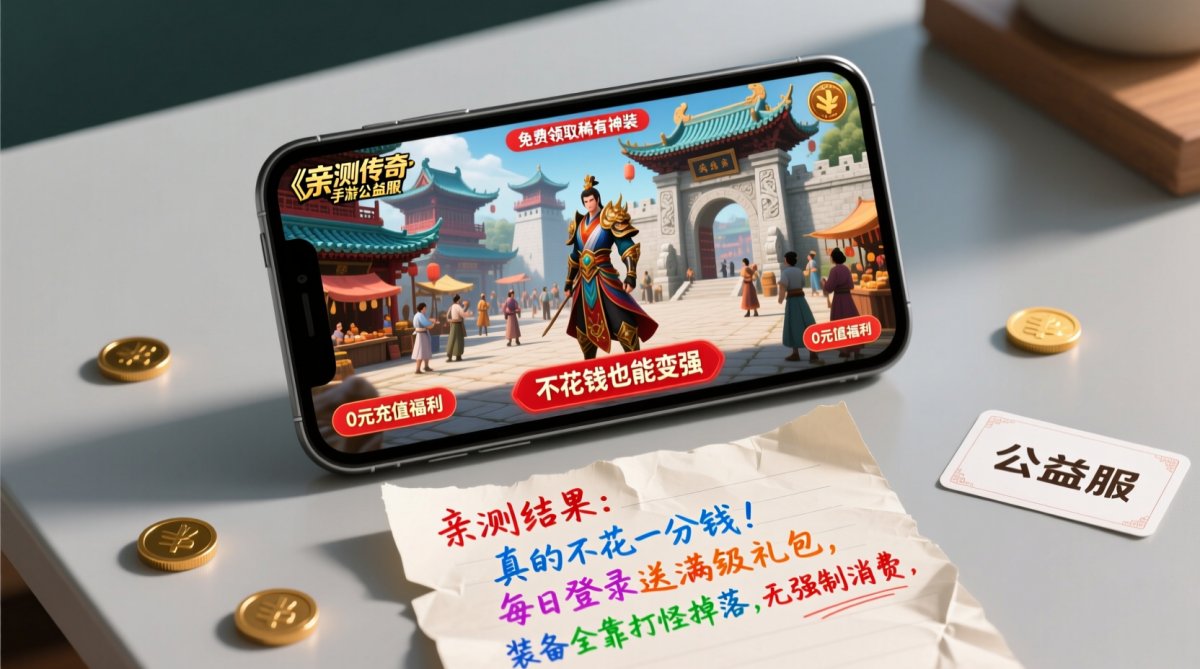 亲测传奇手游公益服_真的不花钱吗_体验报告