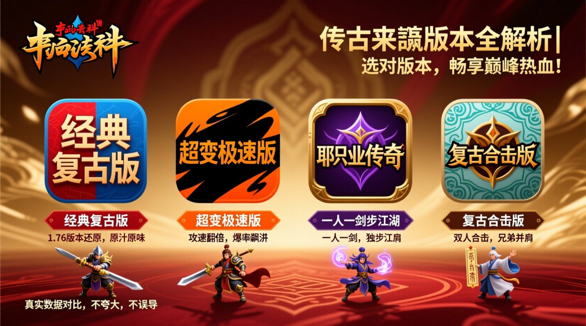 传奇私服版本怎么选？大全分类详解