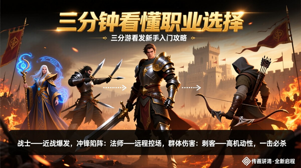 传奇手游私服新手入门攻略_三分钟看懂职业选择