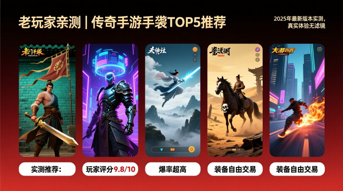 传奇手游私服哪个好玩？老玩家实测推荐 TOP5