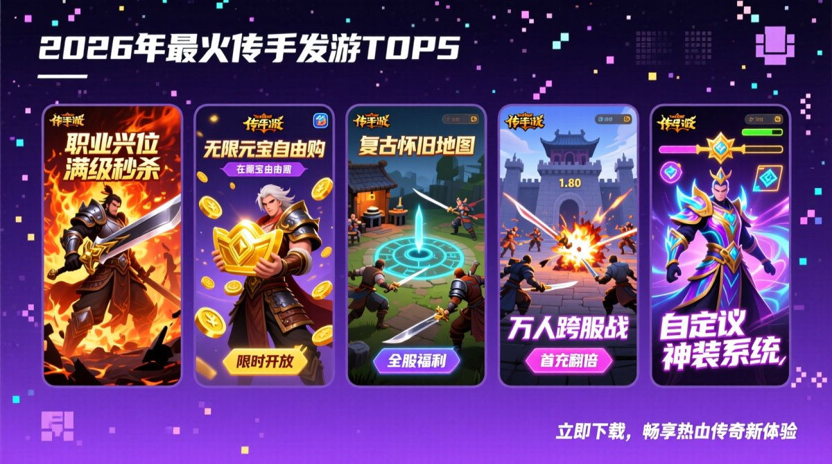 传奇手游私服哪个好玩_2026 年人气最高的 5 个